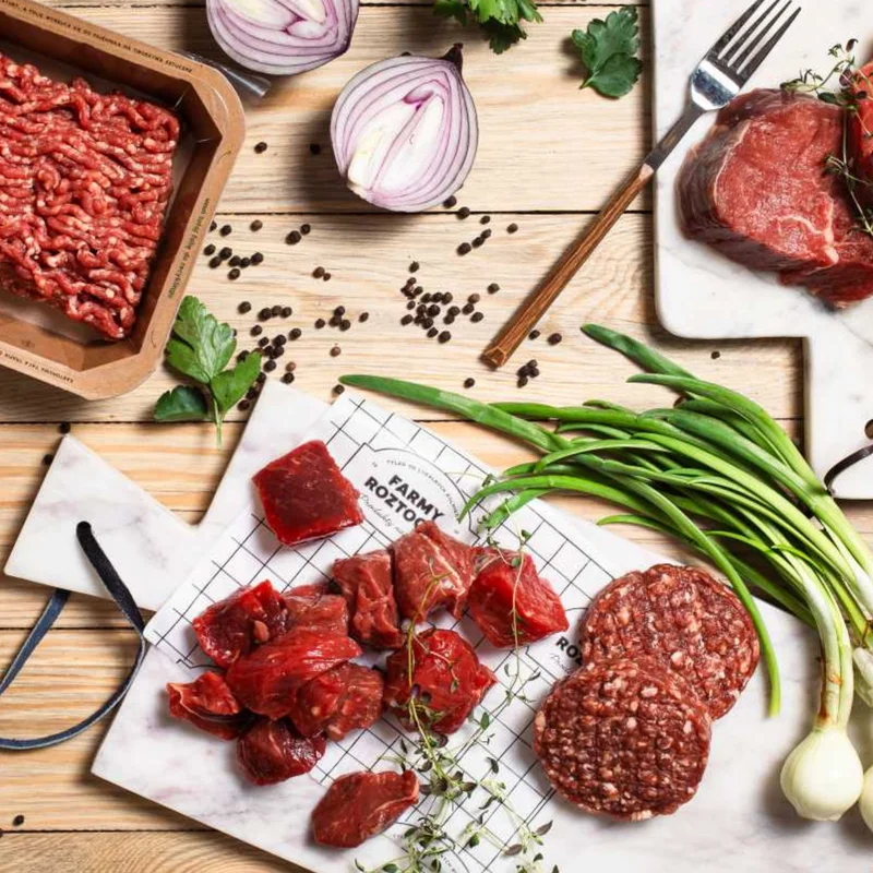 Zestaw mięsa wołowego