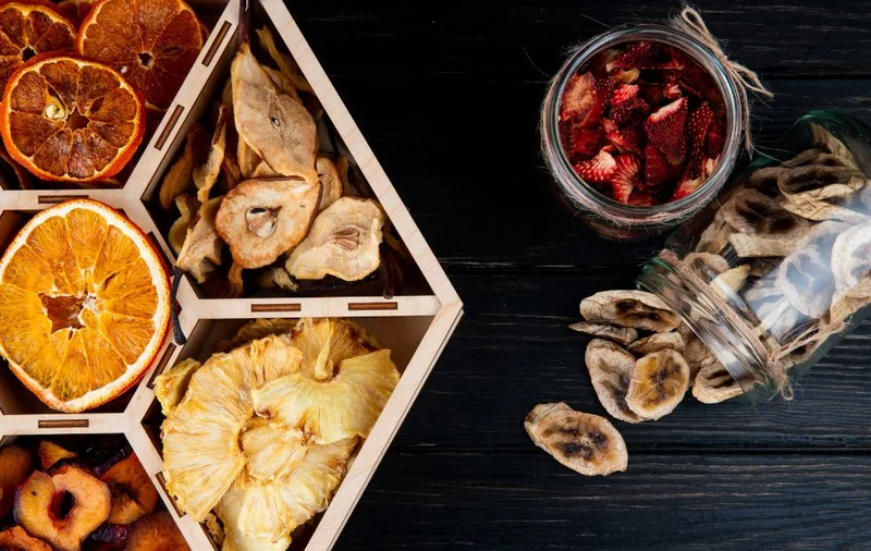 Suszone owoce, warzywa, grzyby 