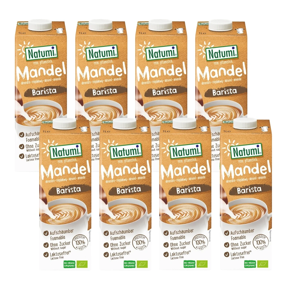 Zestaw napojów: migdałowy Barista bez cukru BIO 