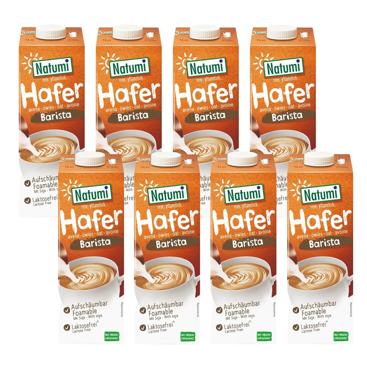 Zestaw napojów: owsiano-sojowy Barista bez dodatku cukrów BIO