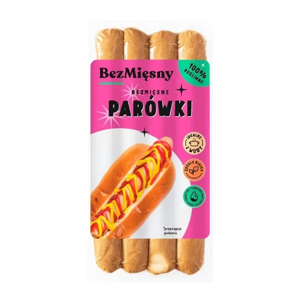Bezmięsne parówki, 180g, BezMięsny      