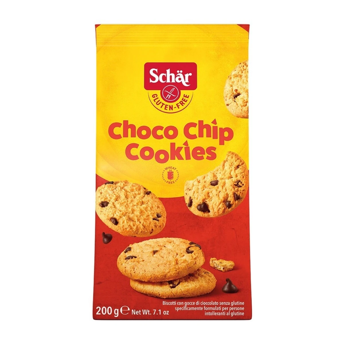 Choco chip cookie - ciastka z czekoladą, bezglutenowe, Schär