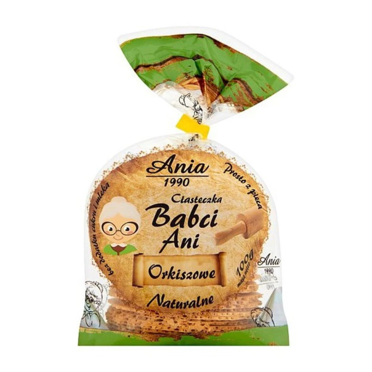 Ciasteczka Babci Ani orkiszowe, Ania 