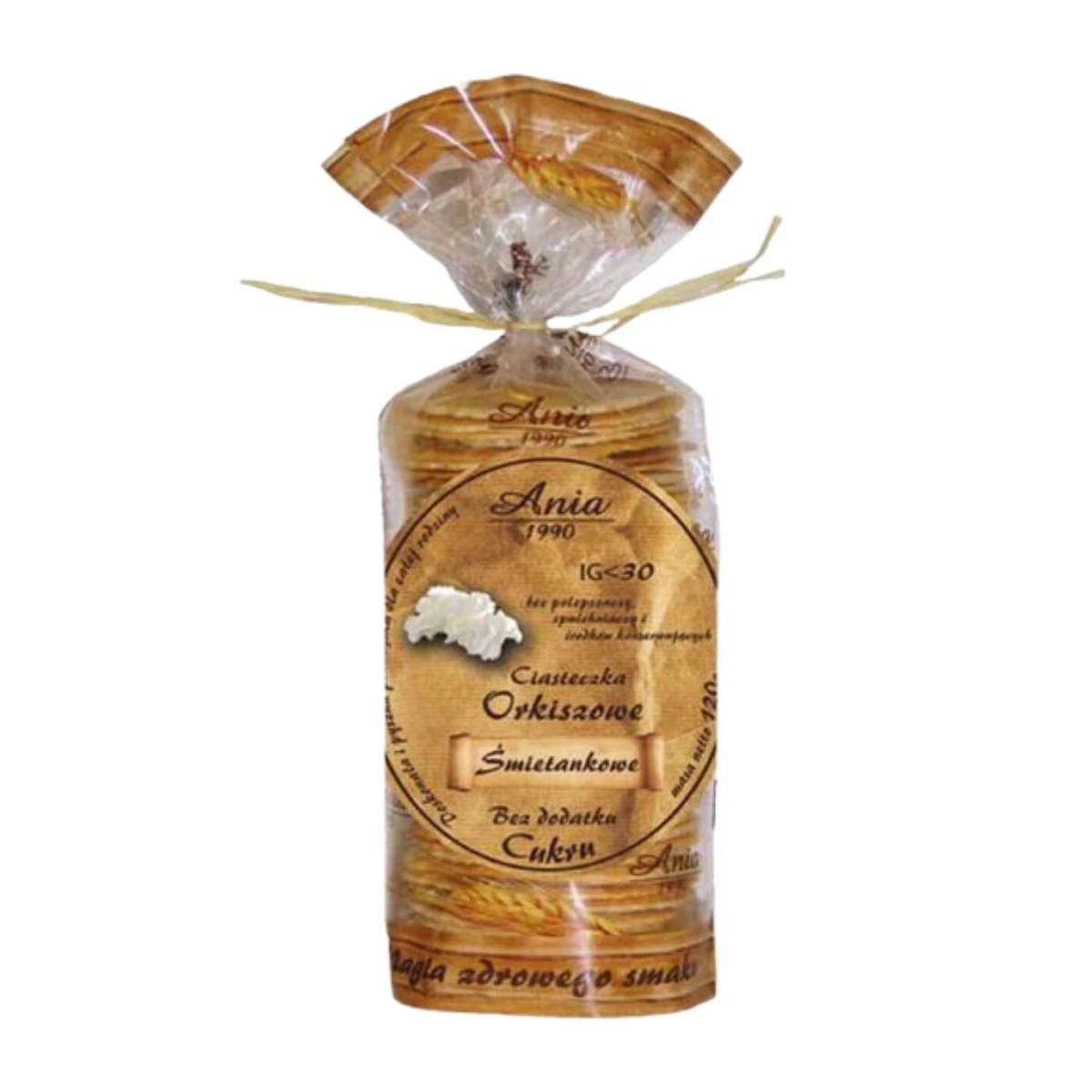 Ciasteczka orkiszowe śmietankowe bez dodatku cukru, Ania  