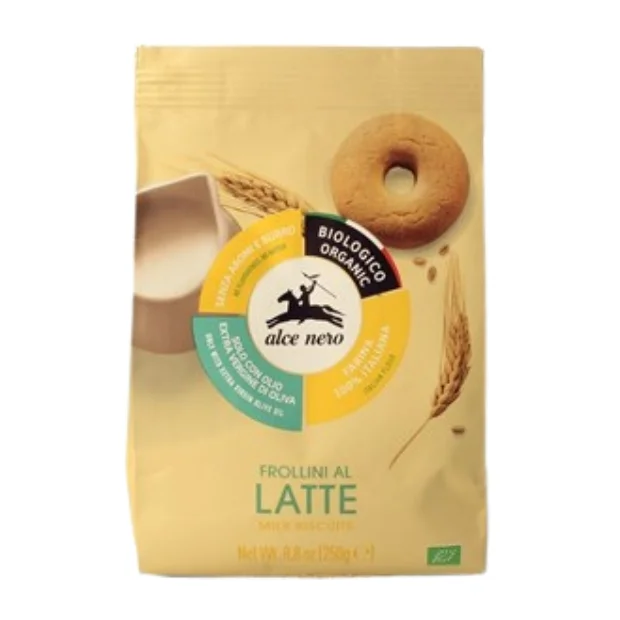 Ciastka mleczne Bio, 250 g, Alce Nero