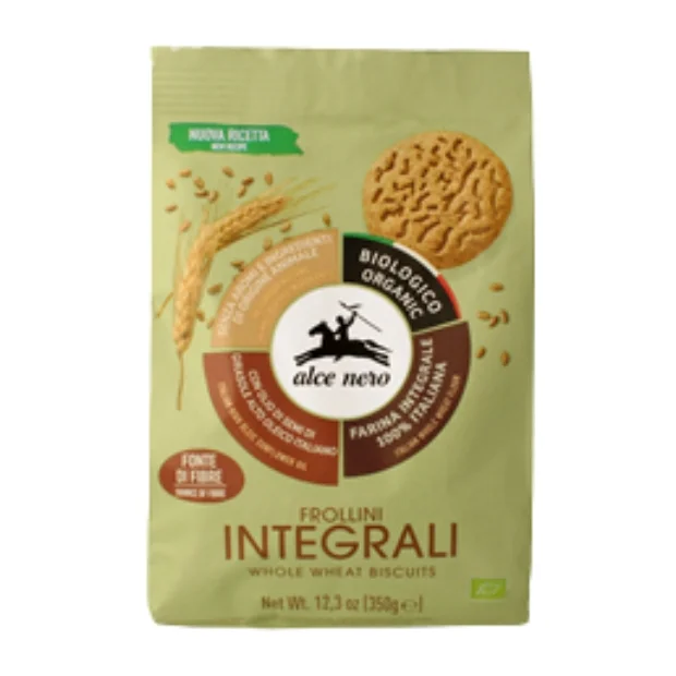 Ciastka pełnoziarniste Bio, 350 g, Alce Nero