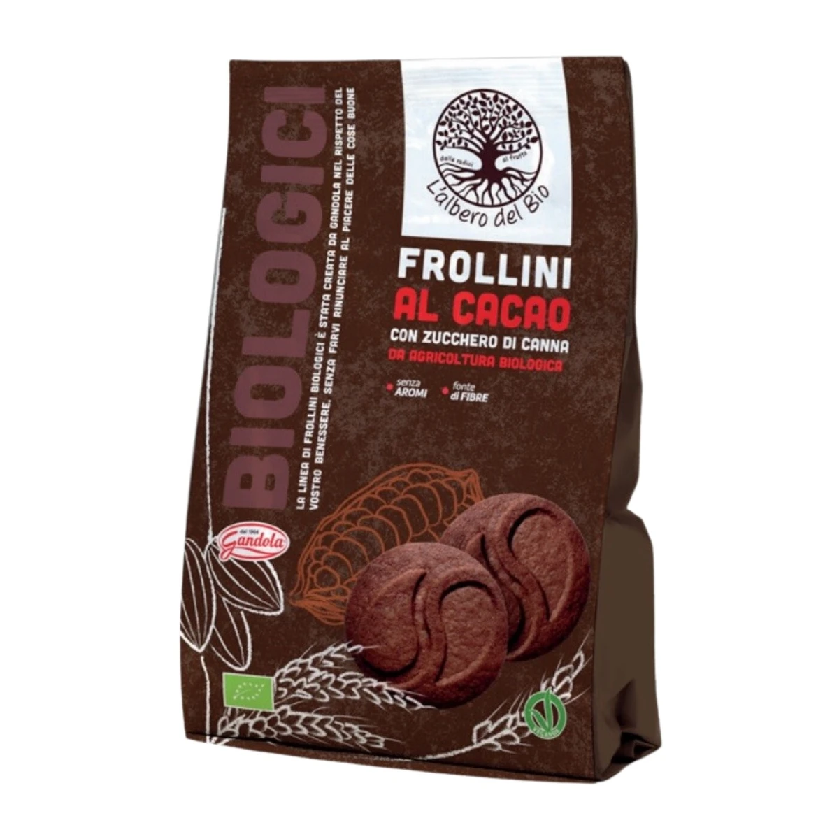 Ciastka z kakao wegańskie Bio, Gandola