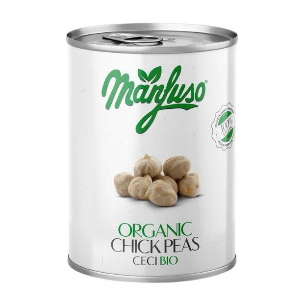 Ciecierzyca w zalewie Bio, 400 g, Manfuso