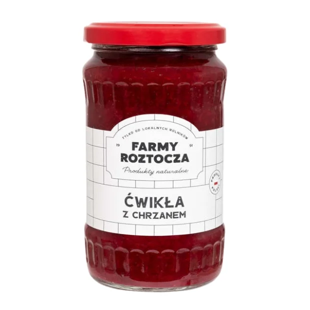Ćwikła z chrzanem, 280 g, Farmy Roztocza