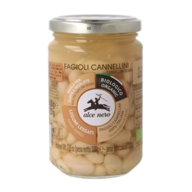 Fasola cannellini w zalewie Bio, 300 g, Alce Nero