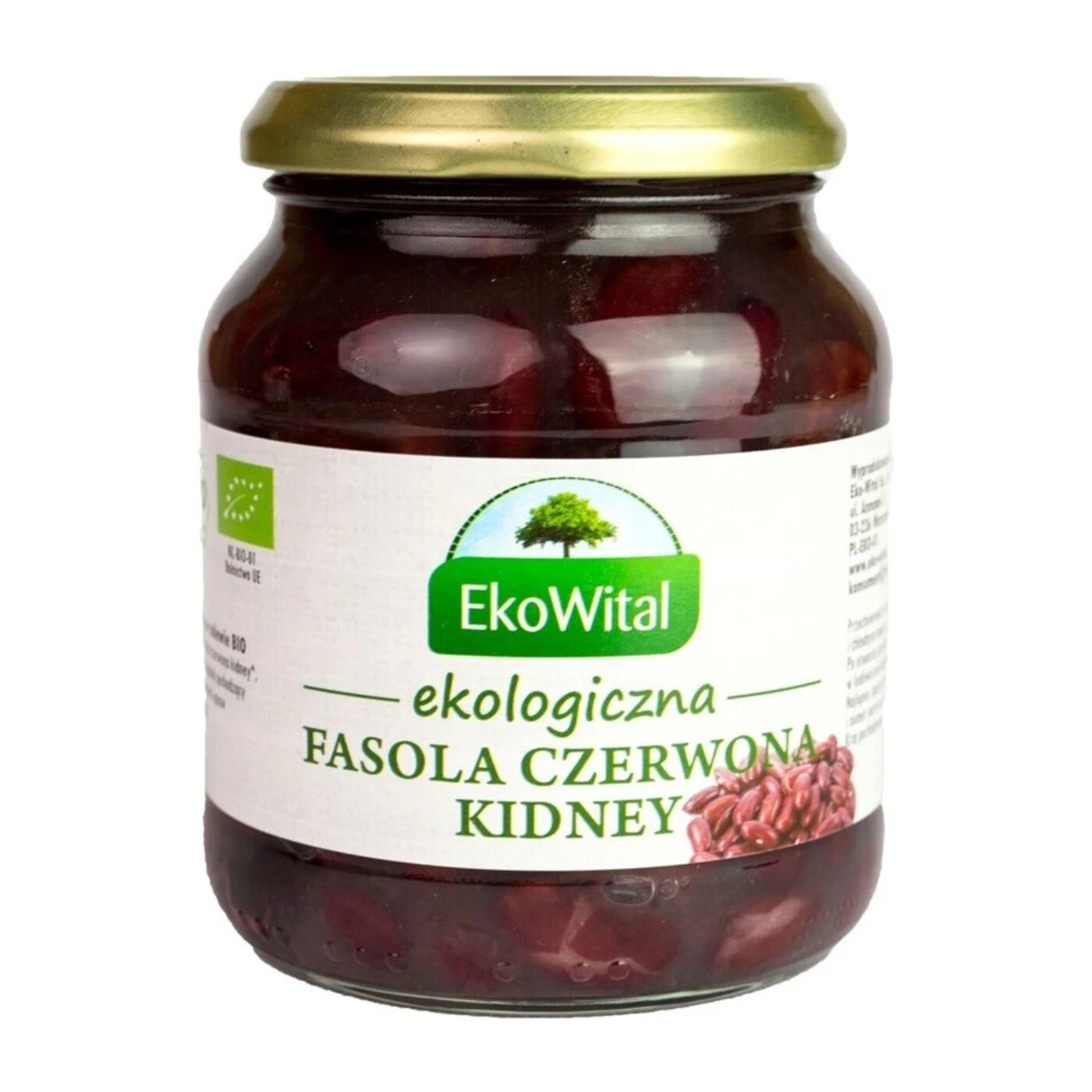 Fasola czerwona kidney w zalewie Bio, EkoWital
