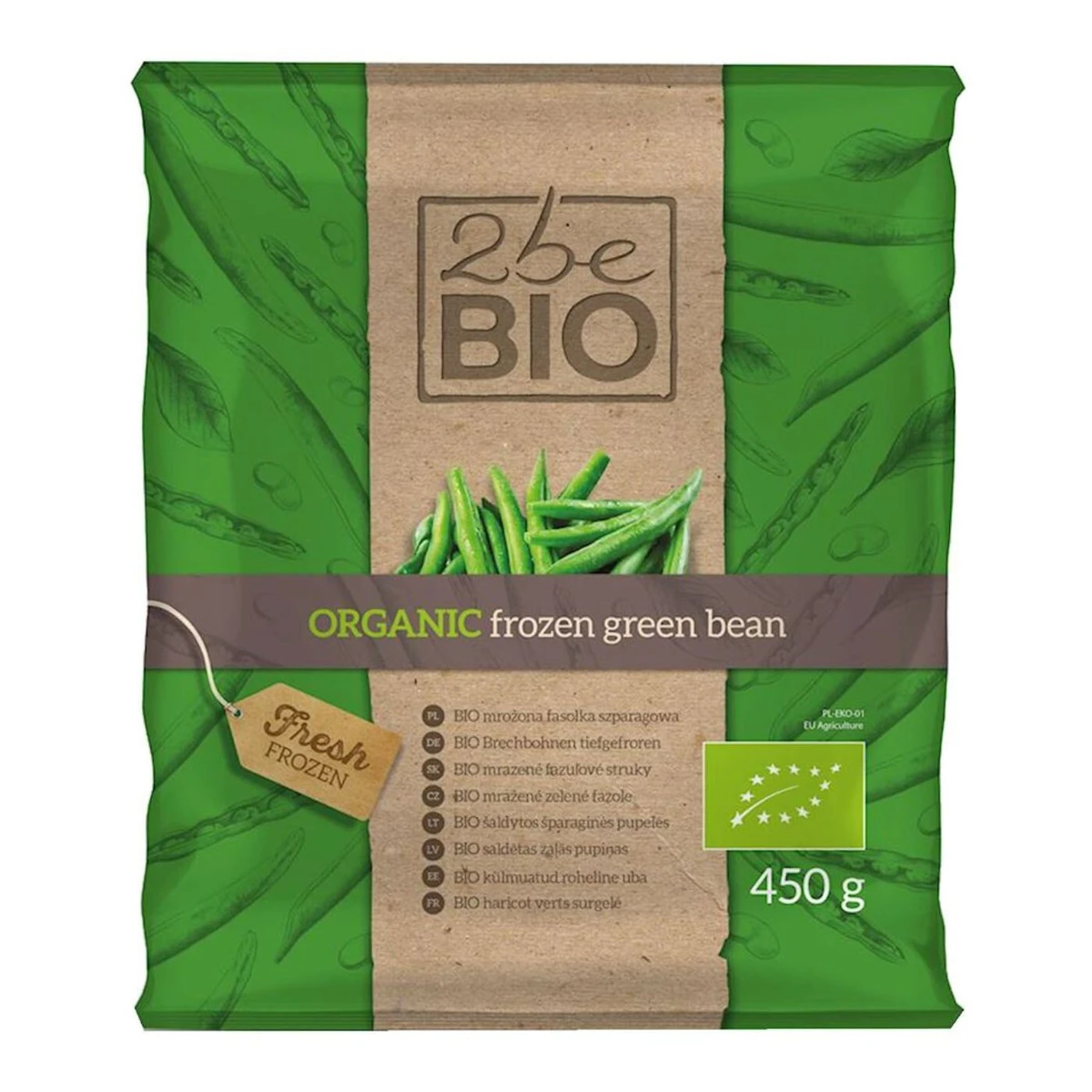Fasolka szparagowa mrożona Bio, 2beBIO