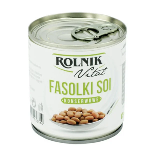 Fasolki soi konserwowe, 212 ml, Rolnik