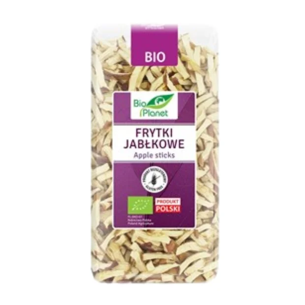 Frytki jabłkowe bezglutenowe Bio, 100 g, Bio Planet