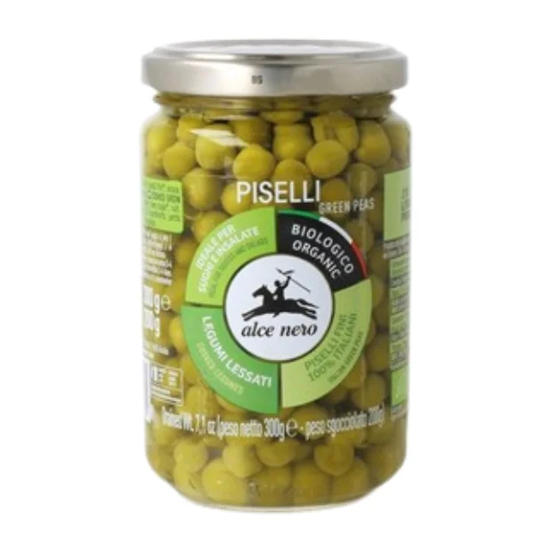 Groszek zielony w zalewie Bio, 300 g, Alce Nero