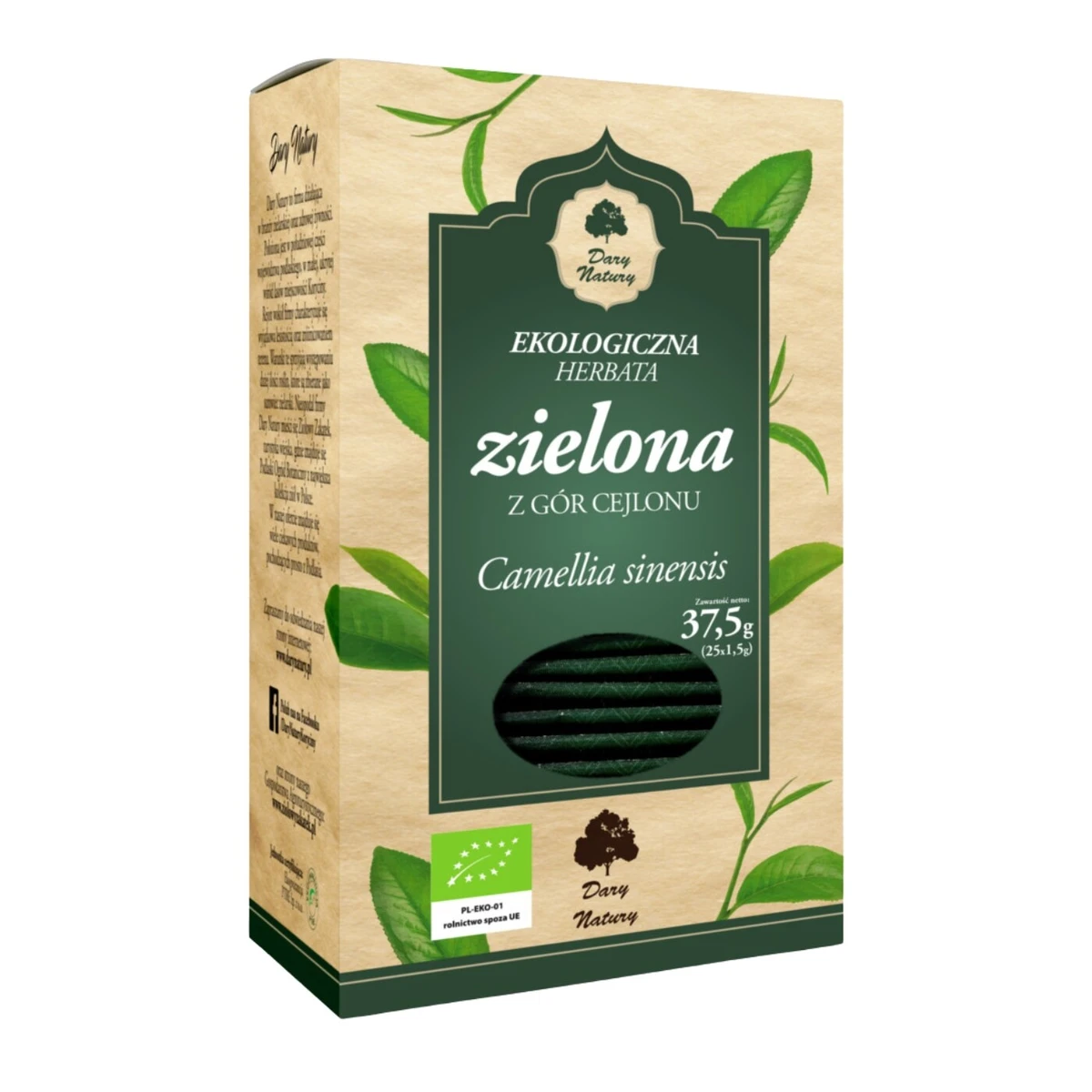 Herbata zielona Bio, Dary Natury