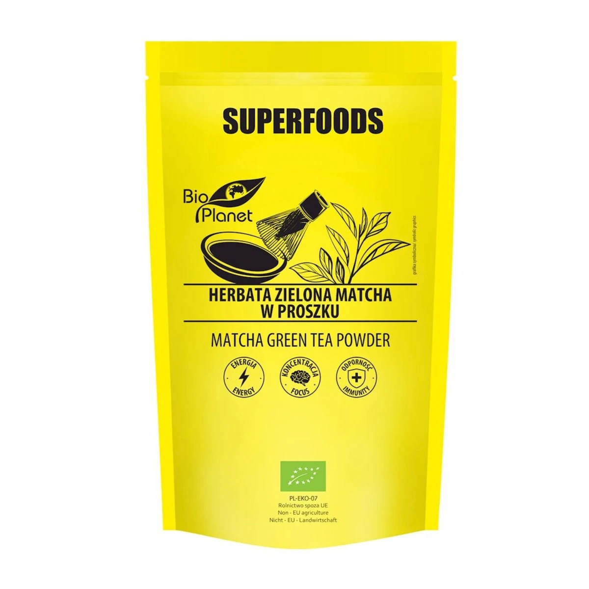 Herbata zielona matcha Bio, 100g, Bio Planet
