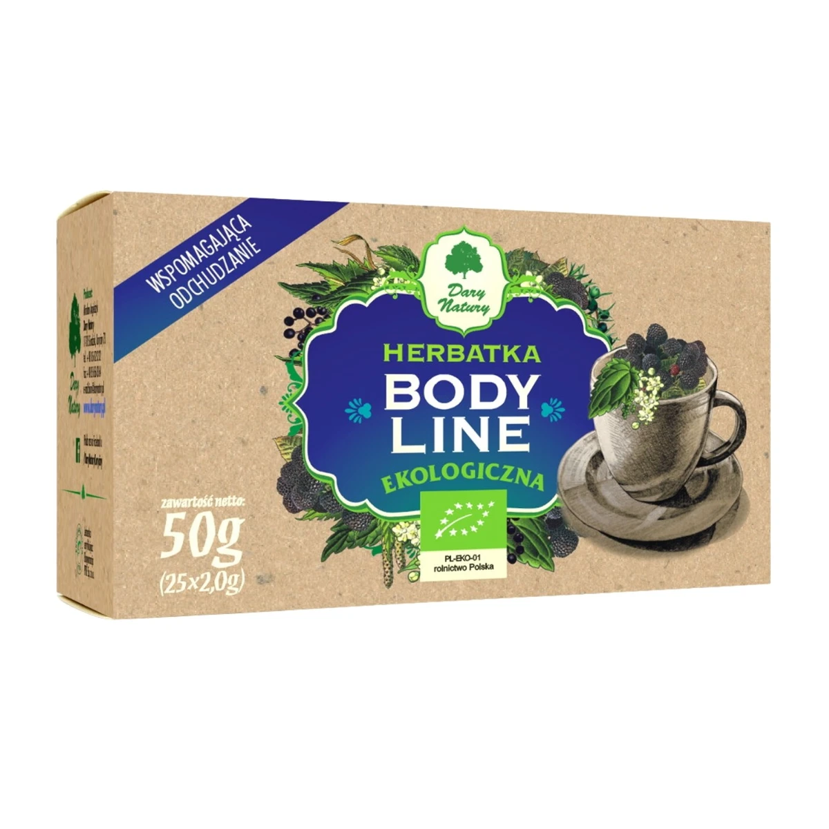Herbatka Body Line Bio, Dary Natury