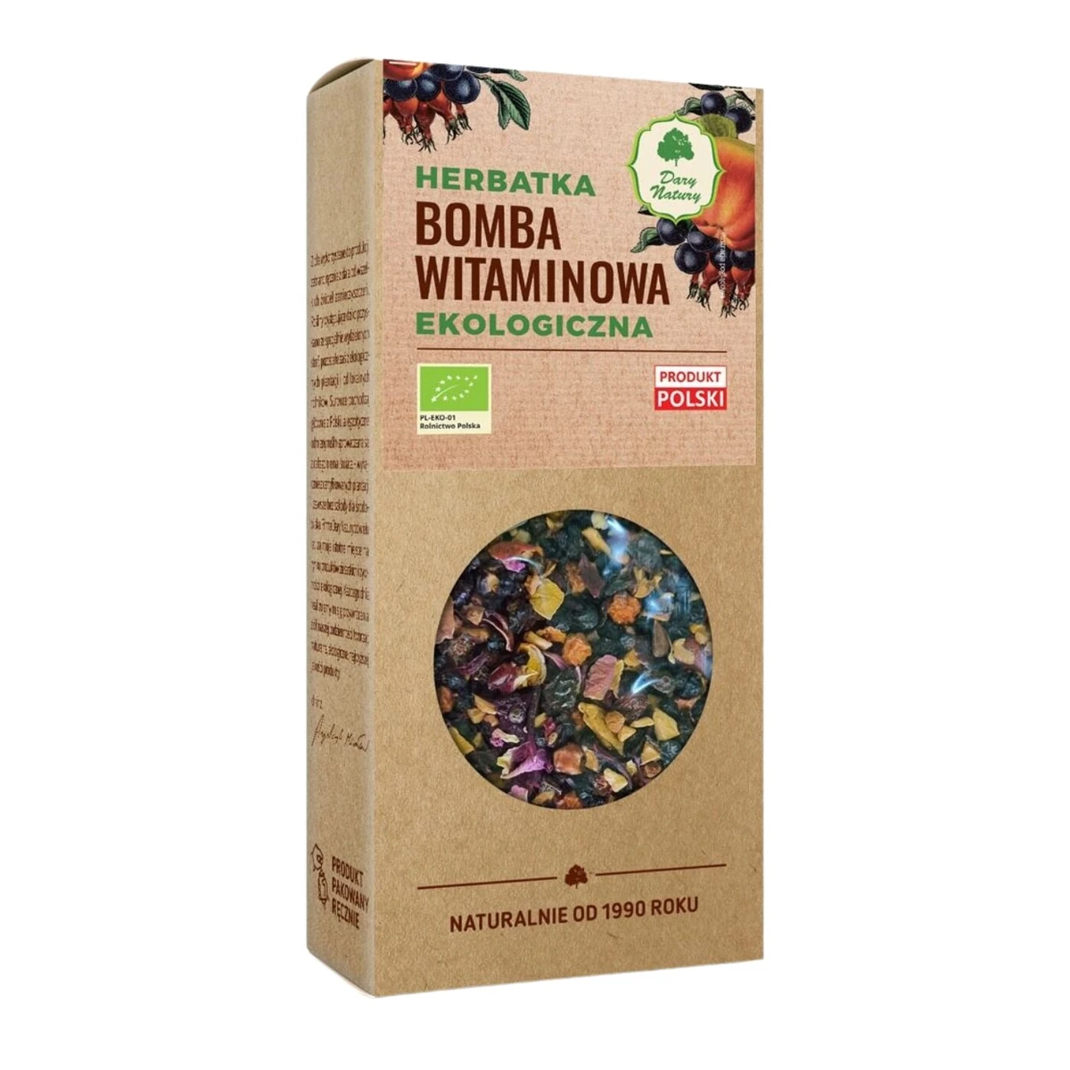 Herbatka bomba witaminowa Bio, 100 g, Dary Natury