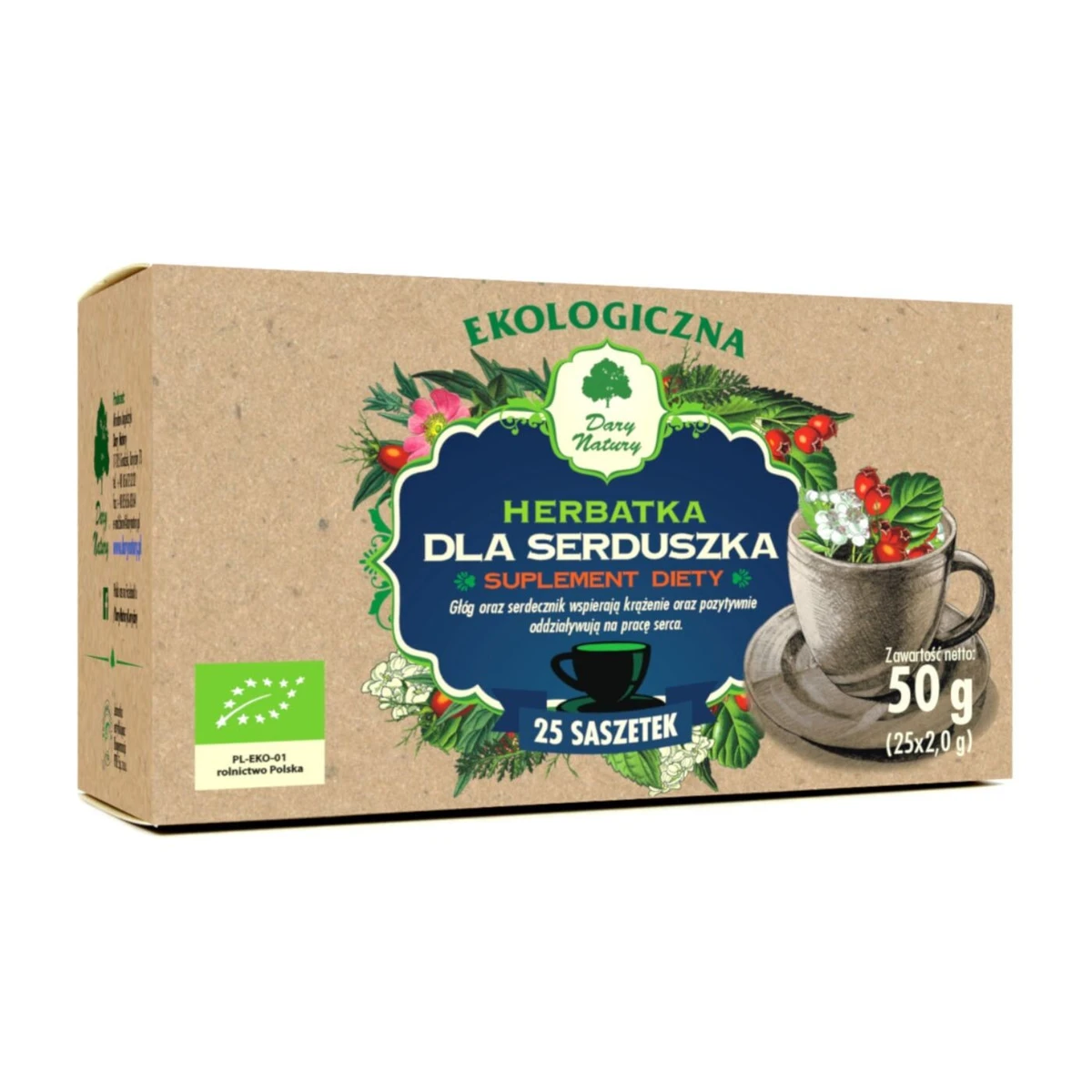 Herbatka dla serduszka Bio, Dary Natury