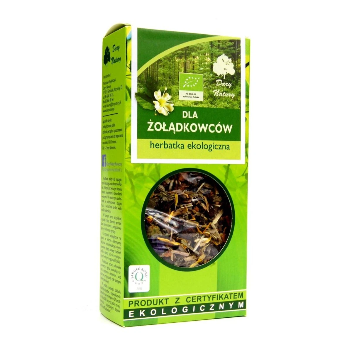Herbatka dla żołądkowców Bio, Dary Natury  