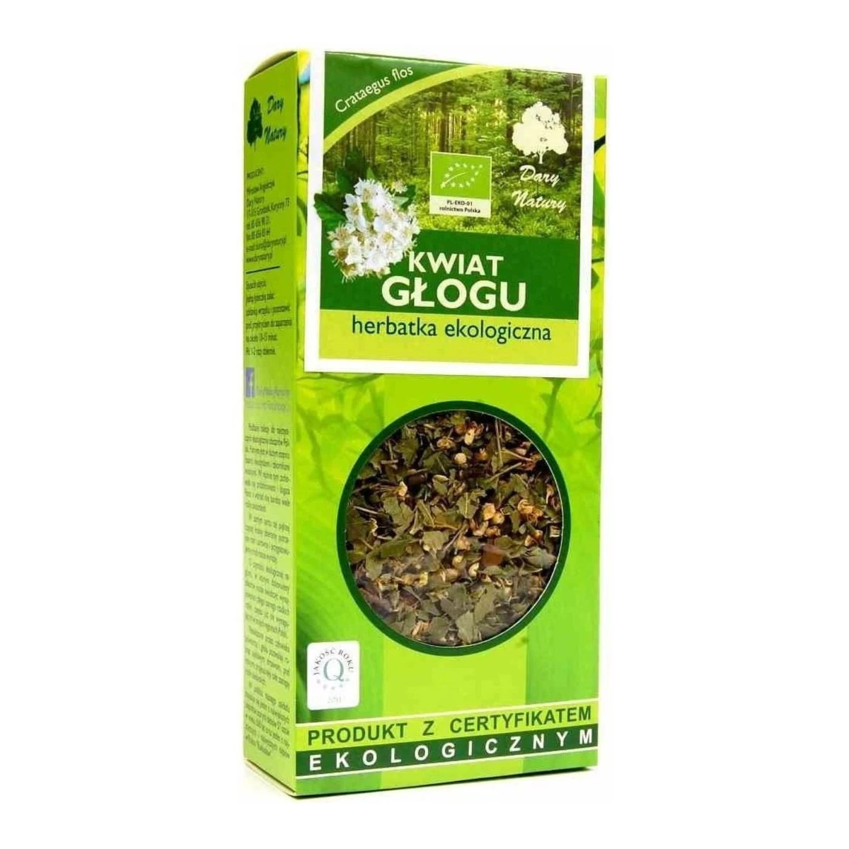 Herbatka kwiat głogu Bio, Dary Natury  