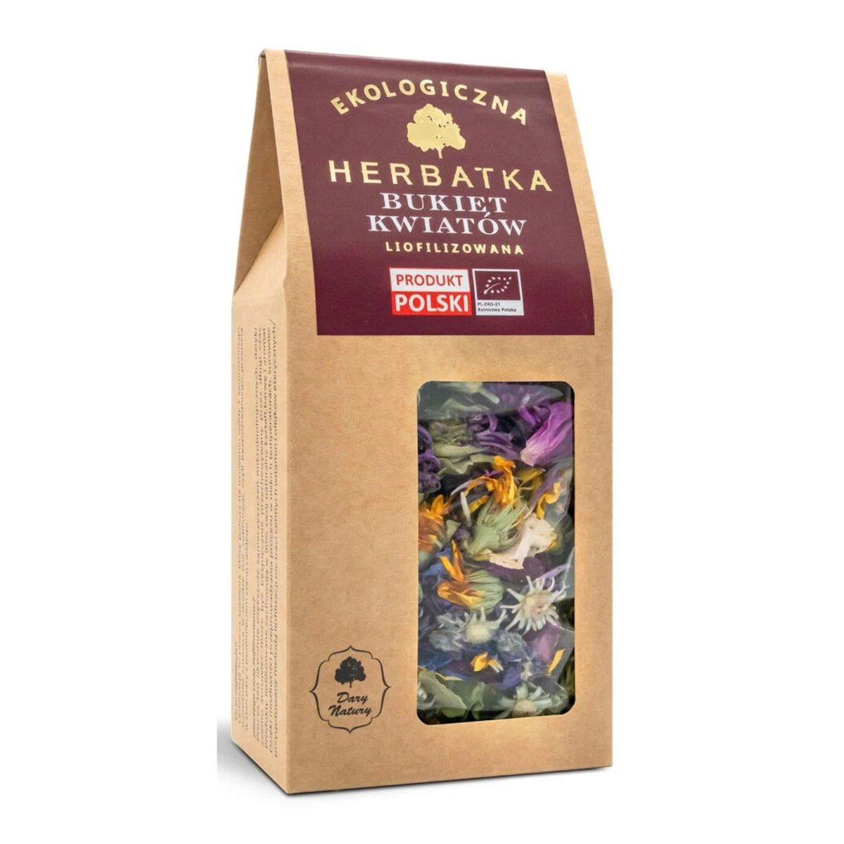 Herbatka liofilizowana bukiet kwiatów Bio, Dary Natury  