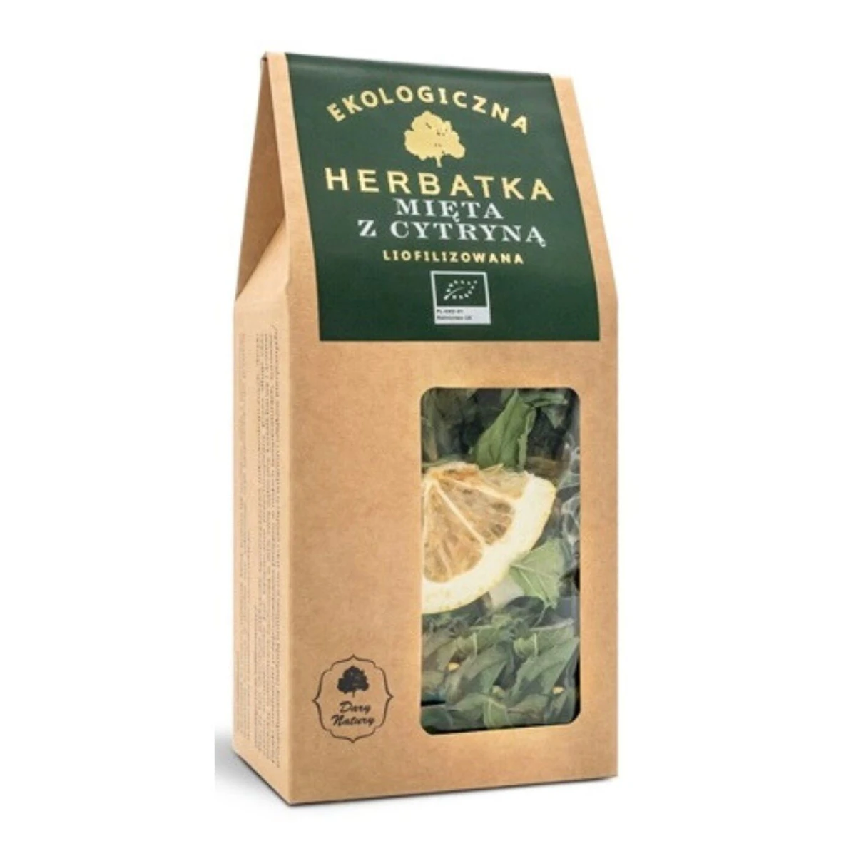 Herbatka liofilizowana mięta z cytryną Bio, Dary Natury  