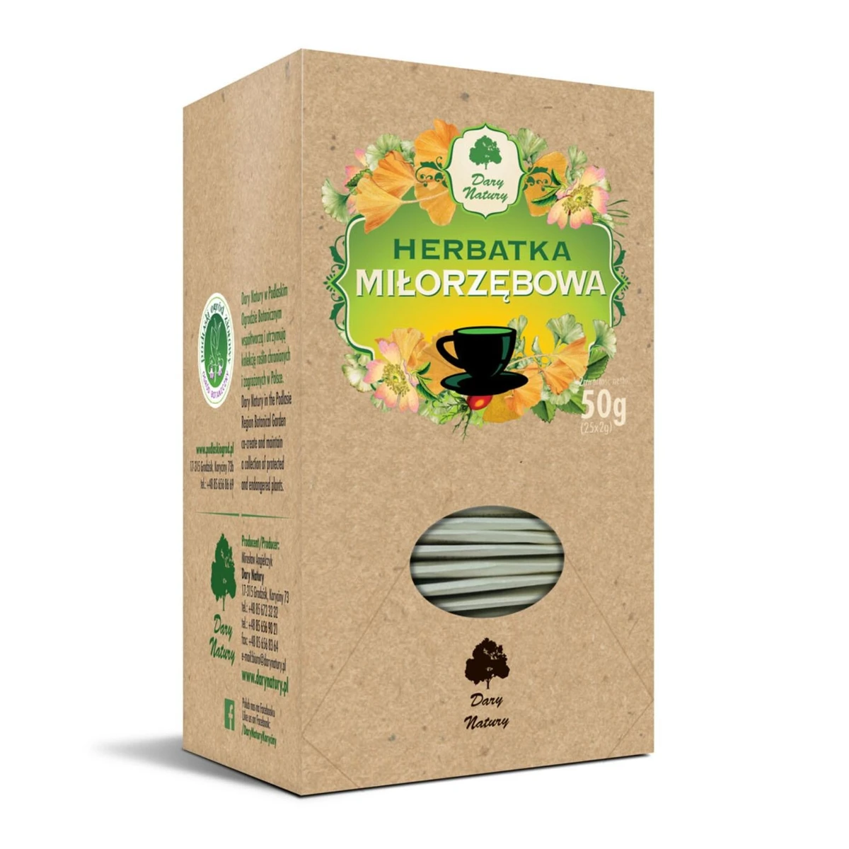 Herbatka miłorzębowa Bio, Dary Natury
