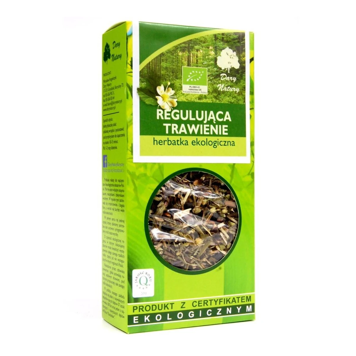 Herbatka regulująca trawienie Bio, Dary Natury