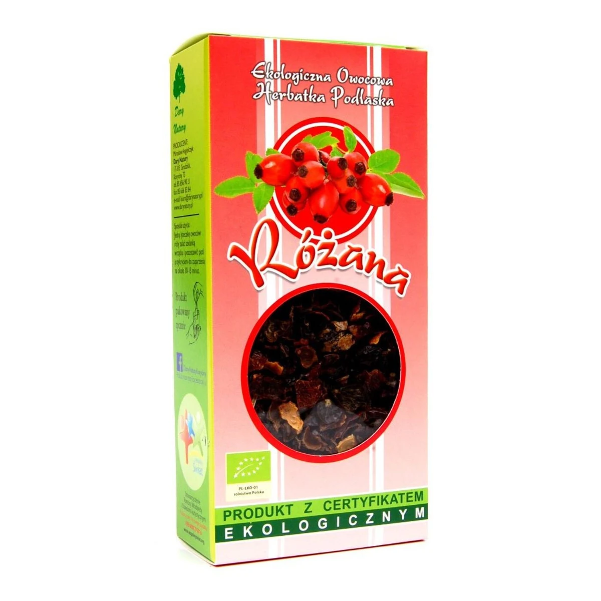 Herbatka różana Bio, Dary Natury