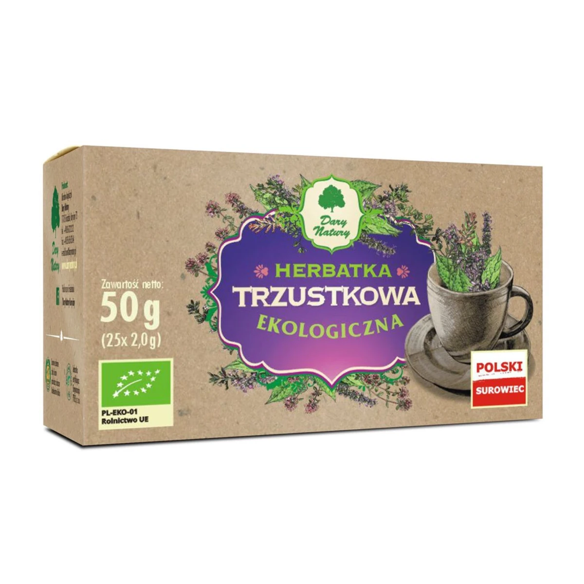 Herbatka trzustkowa Bio, saszetki, Dary Natury
