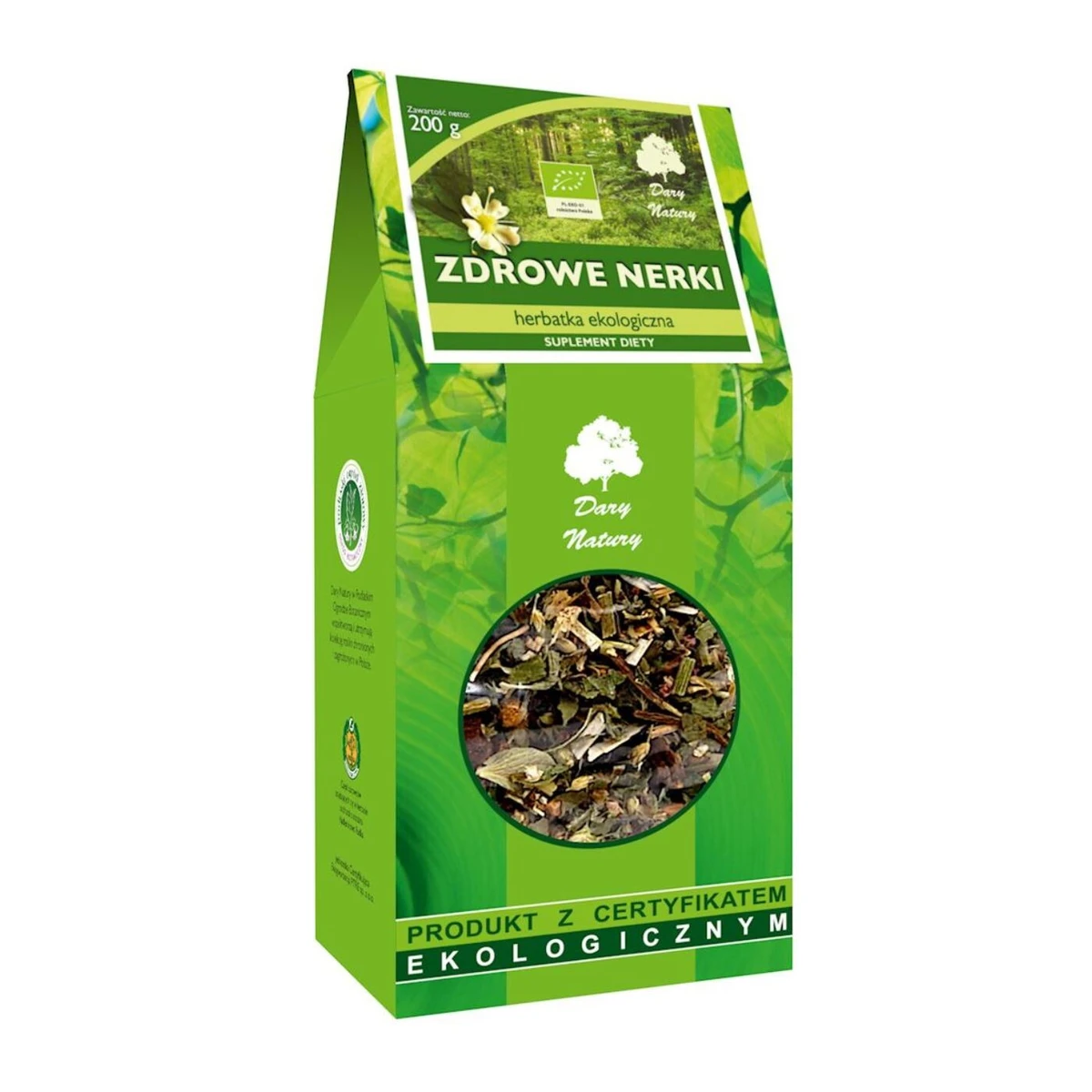 Herbatka zdrowe nerki Bio, 200g, Dary Natury