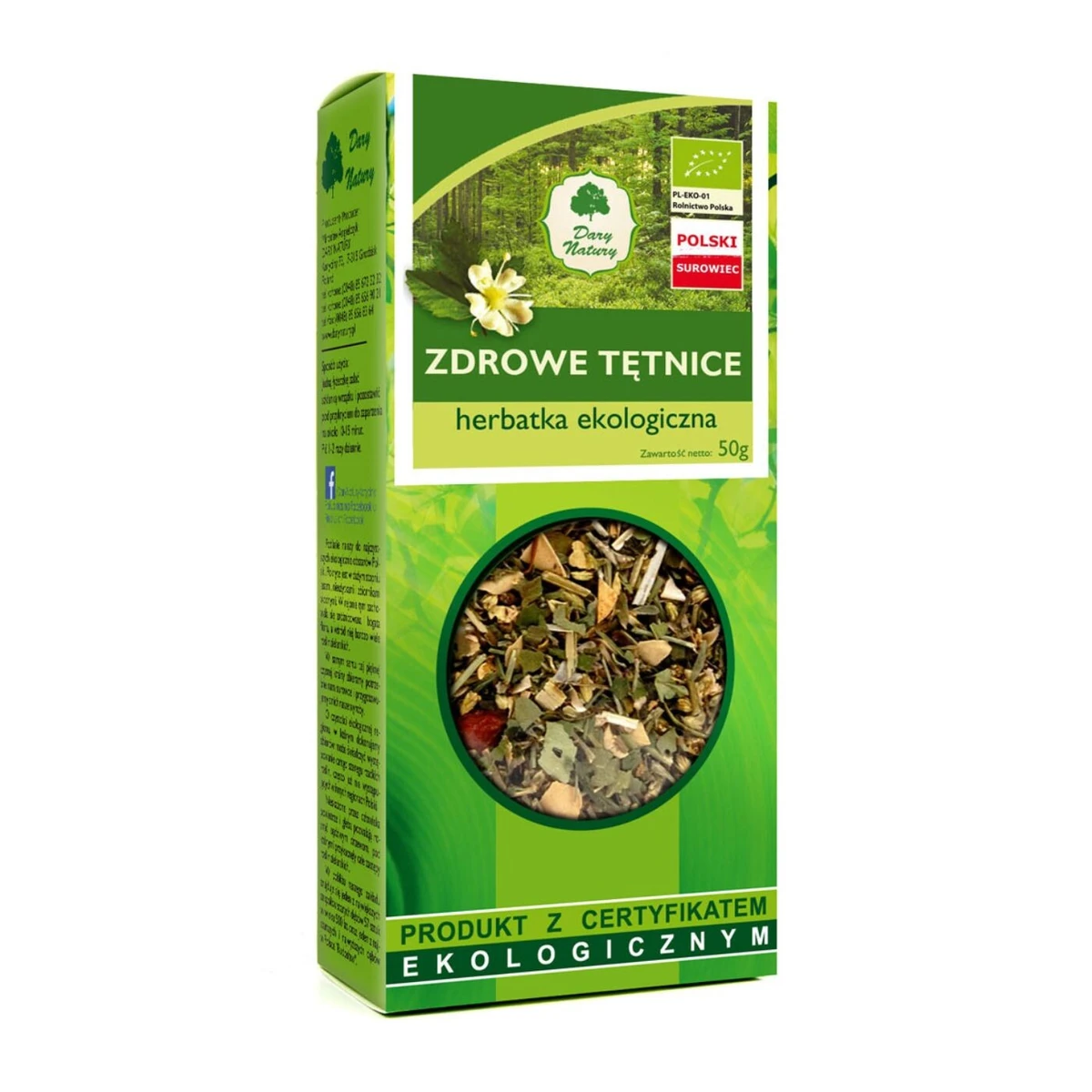 Herbatka zdrowe tętnice Bio, Dary Natury