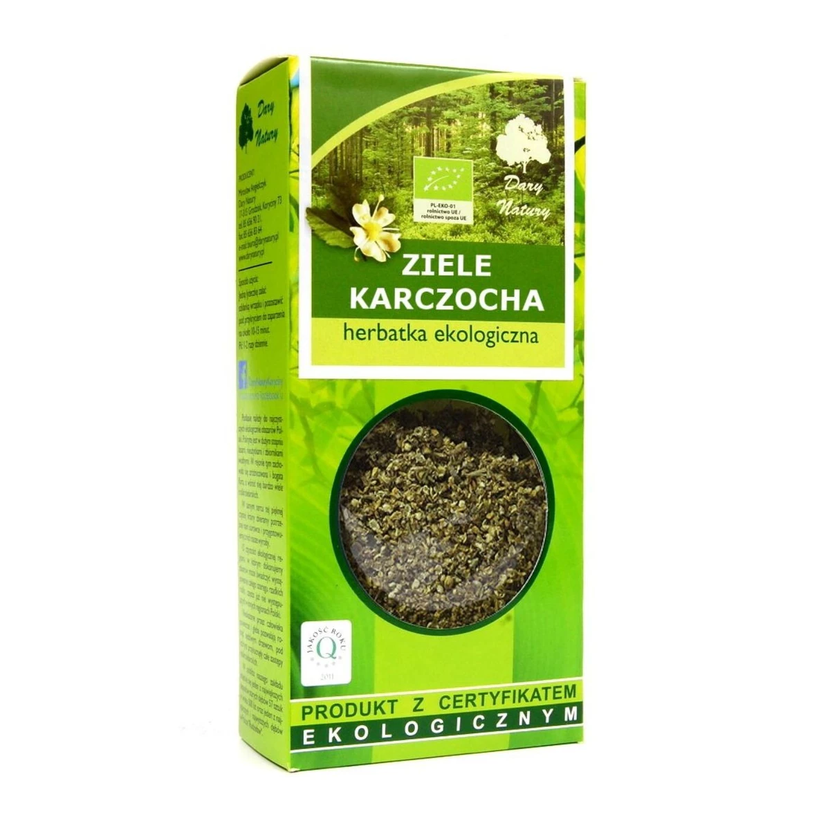 Herbatka ziele karczocha Bio, Dary Natury