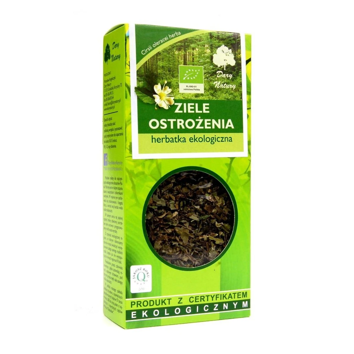 Herbatka ziele ostrożenia Bio, Dary Natury