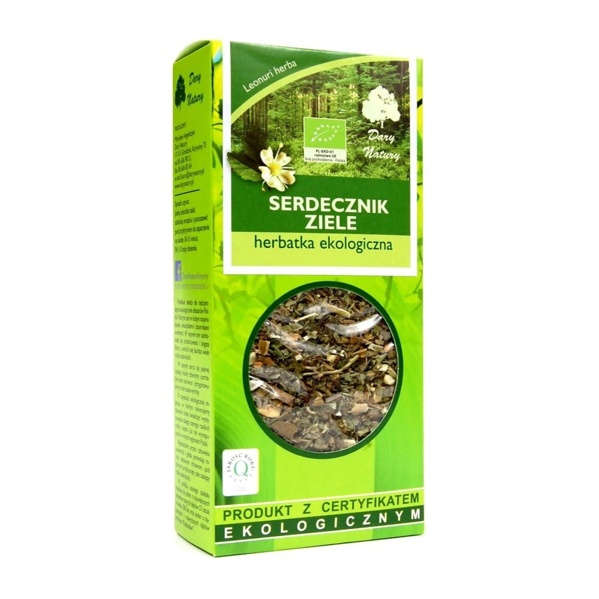 Herbatka ziele serdecznika Bio, Dary Natury