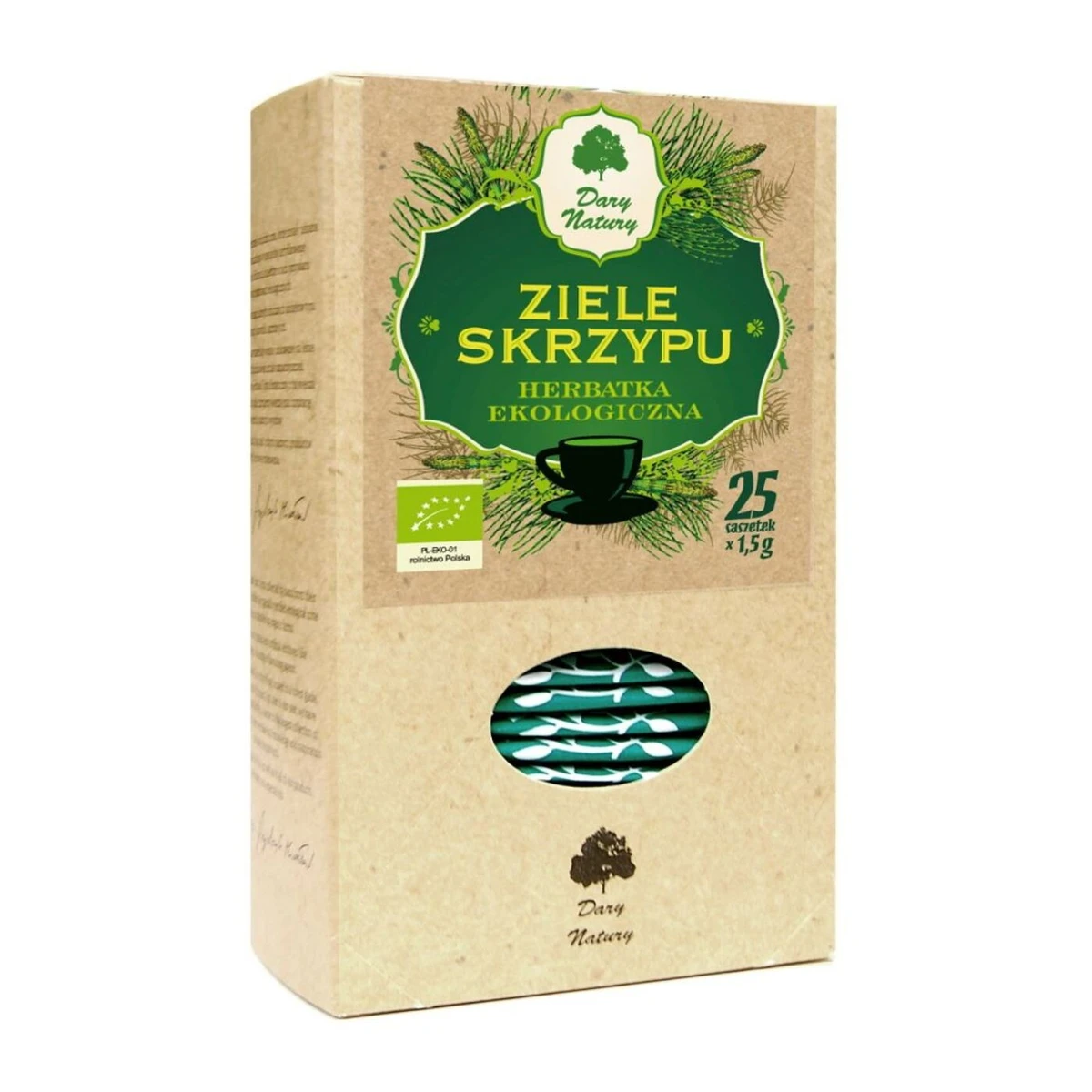 Herbatka ziele skrzypu Bio, saszetki, Dary Natury