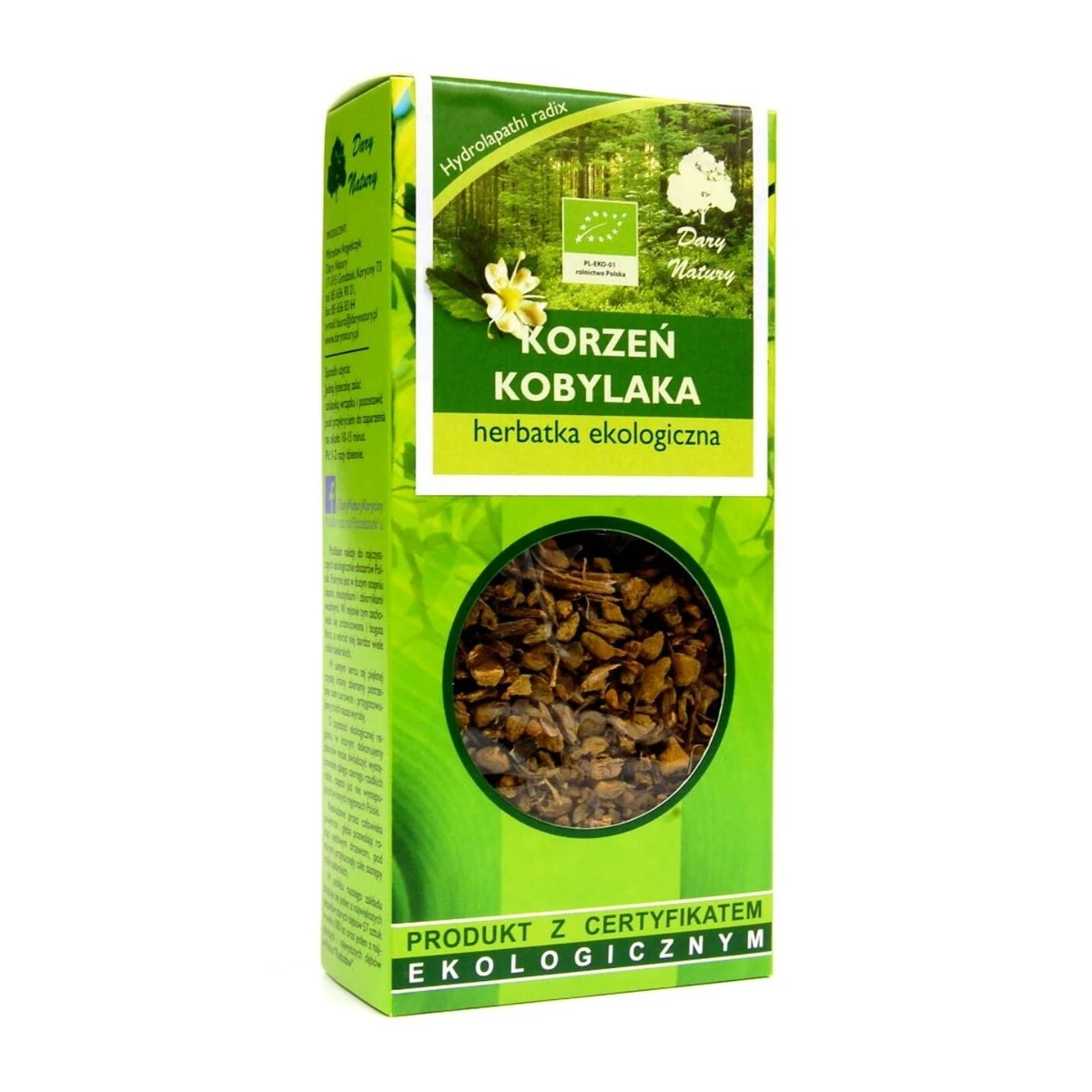 Herbatka z korzenia kobylaka Bio, Dary Natury