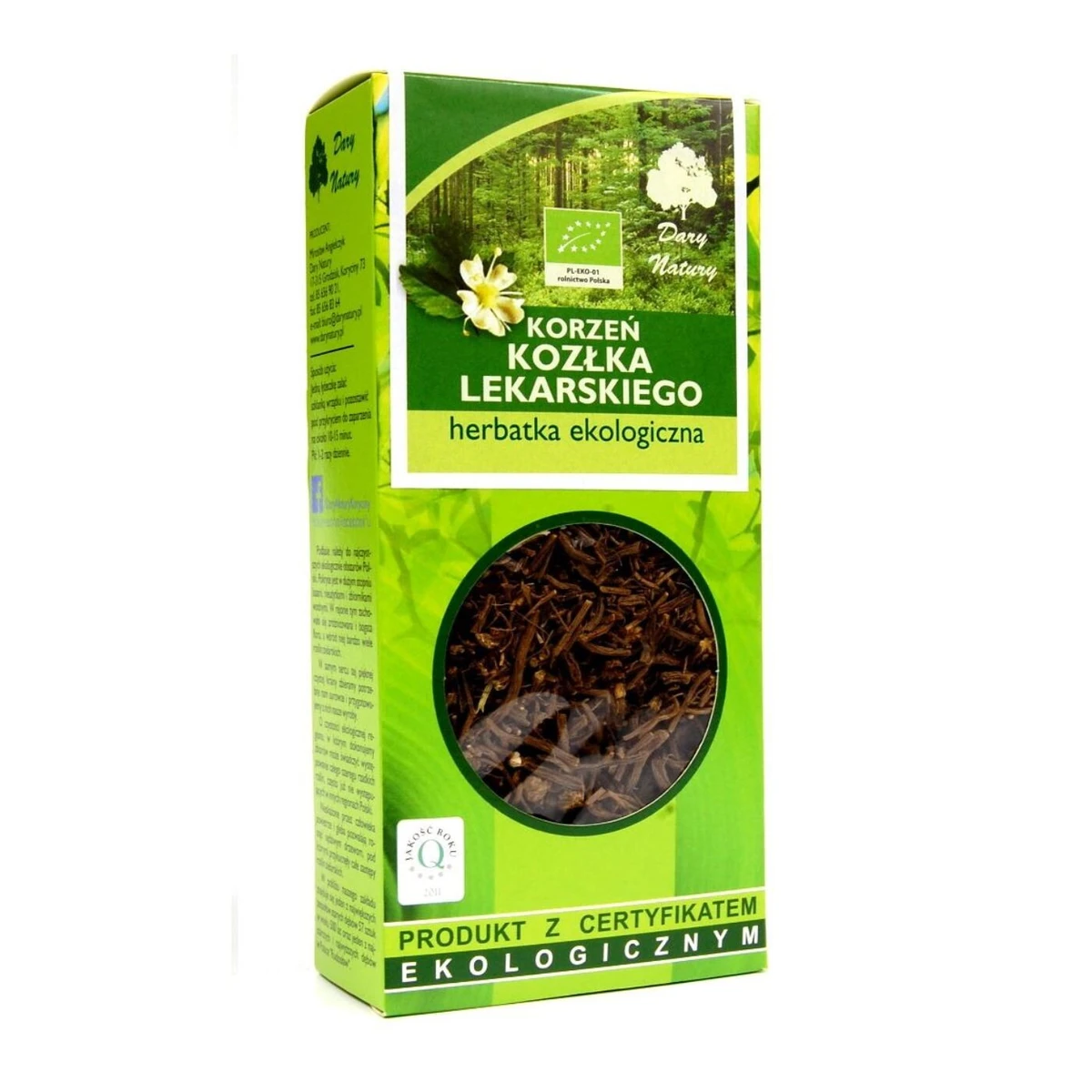 Herbatka z korzenia kozłka lekarskiego Bio, Dary Natury
