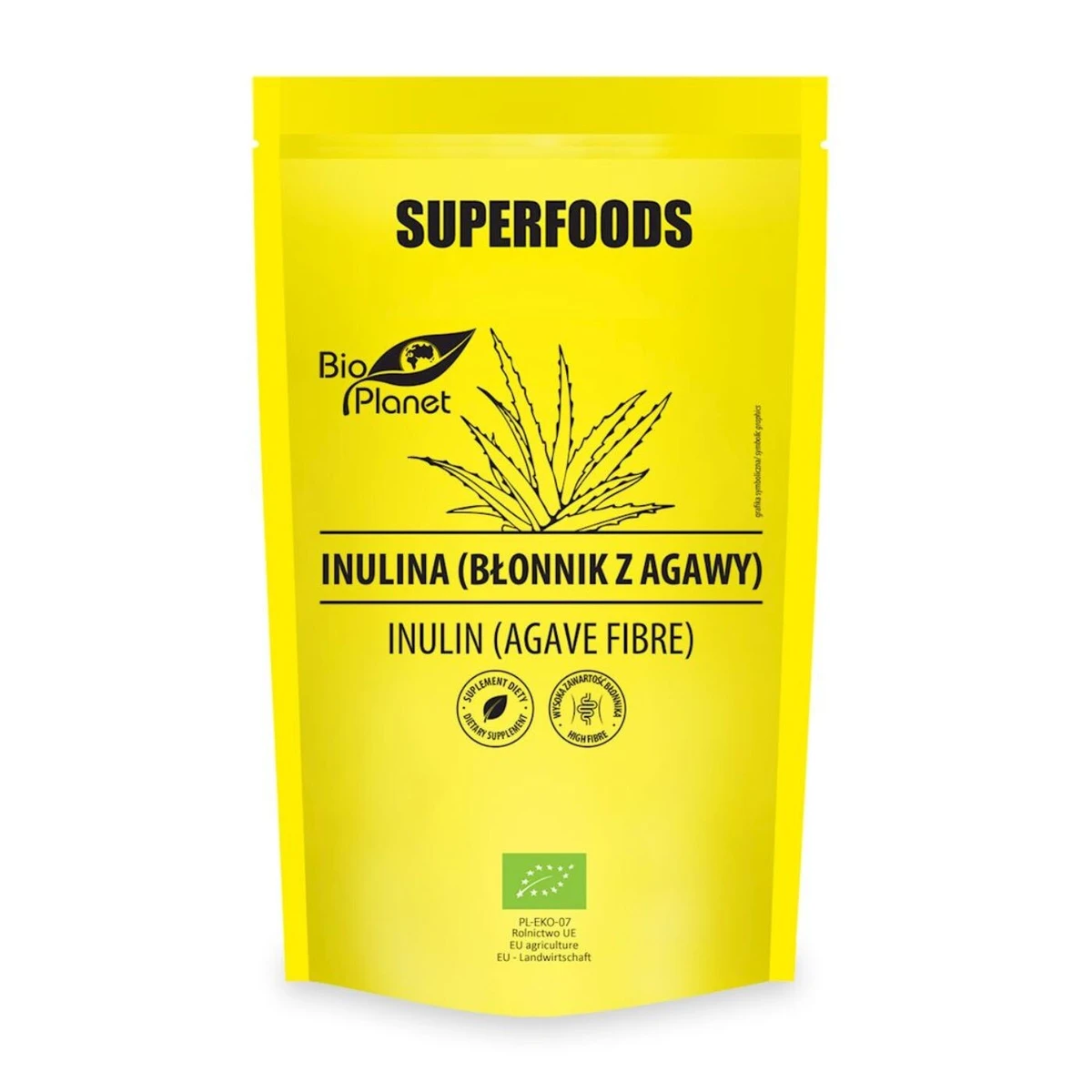 Inulina (błonnik z agawy) Bio, 250g, Bio Planet