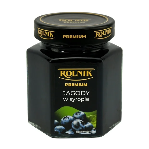 Jagody w syropie, 320 g, Rolnik