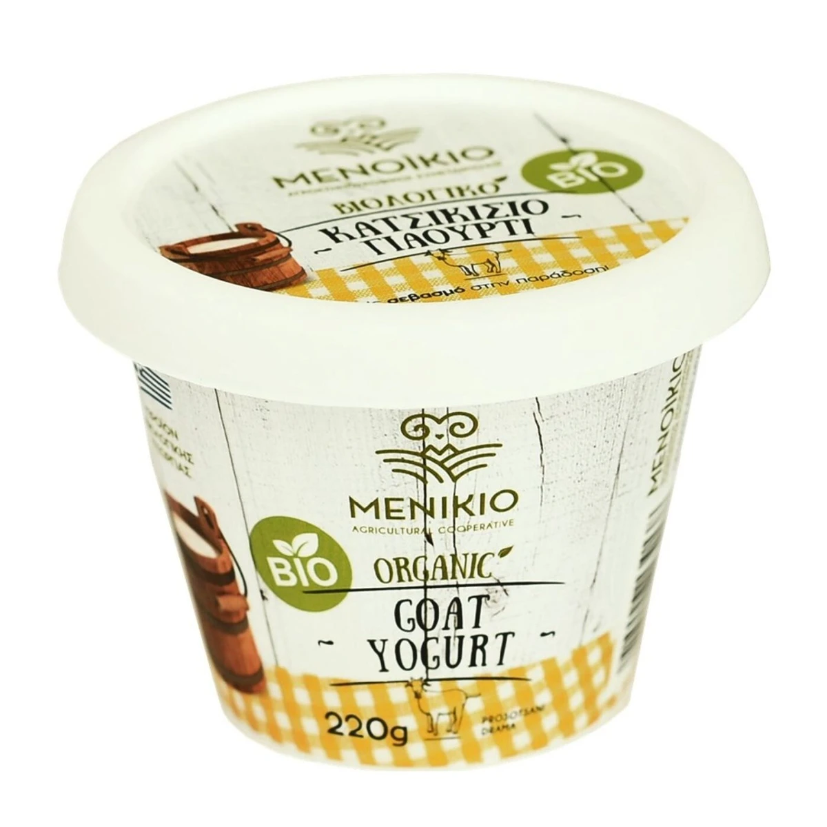 Jogurt kozi Bio, Menikio