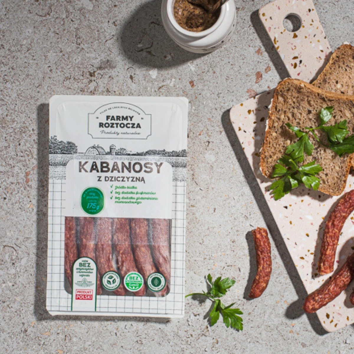 Kabanosy z dziczyzną, Farmy Roztocza