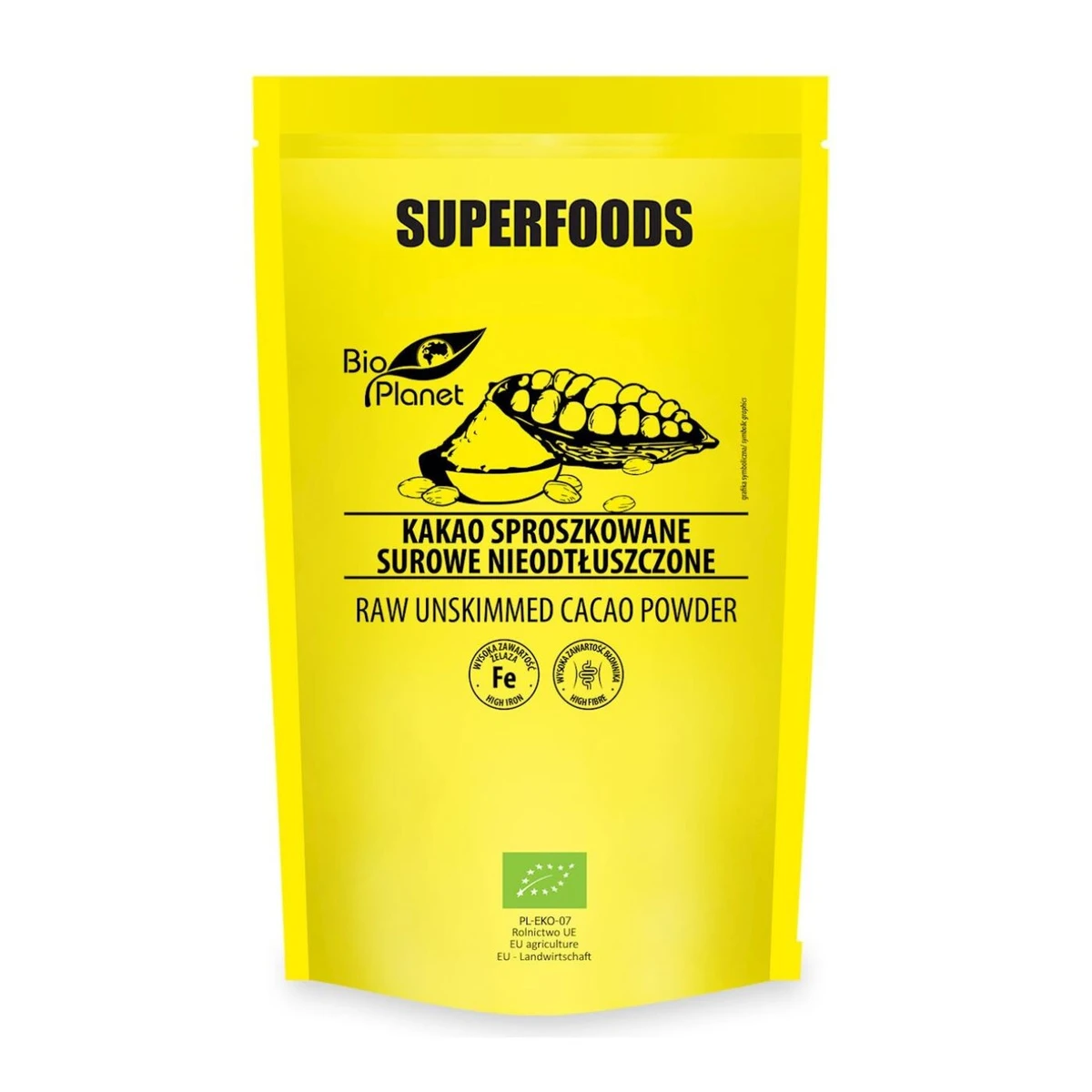 Kakao surowe sproszkowane Bio, Bio Planet