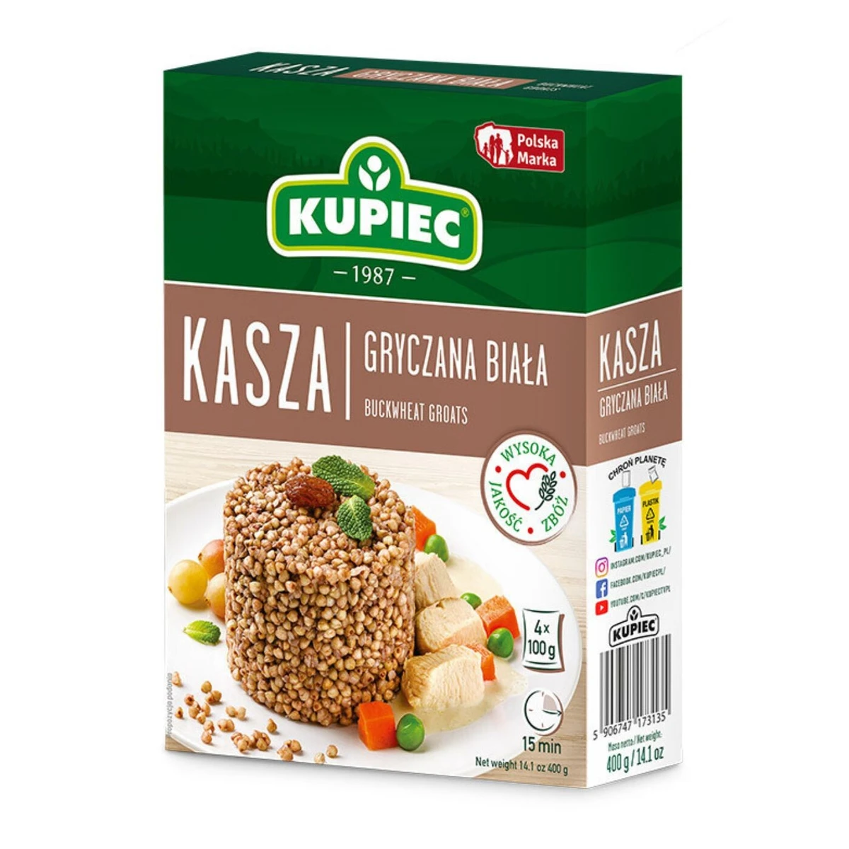 Kasza gryczana biała, Kupiec