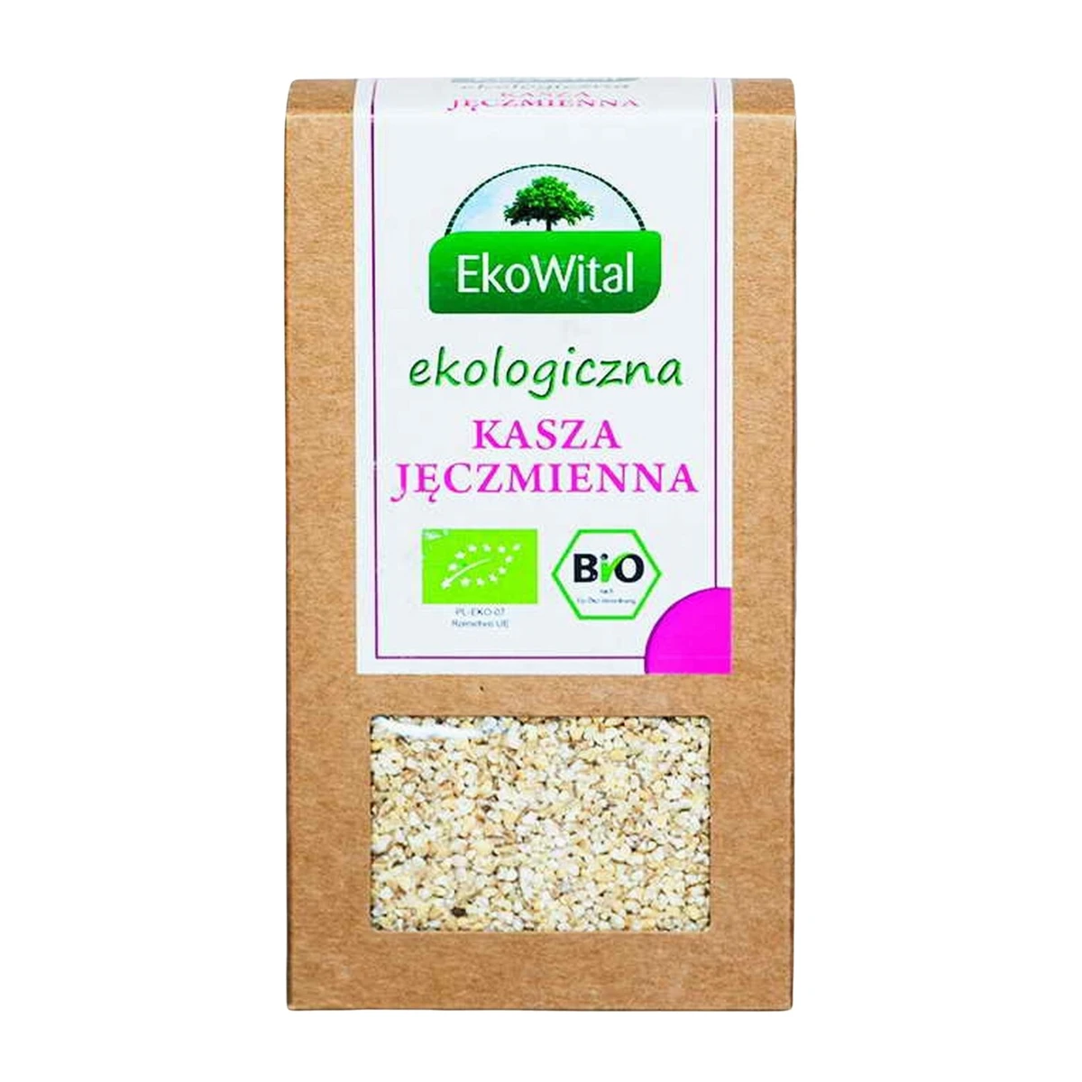 Kasza jęczmienna Bio, 500g, EkoWital