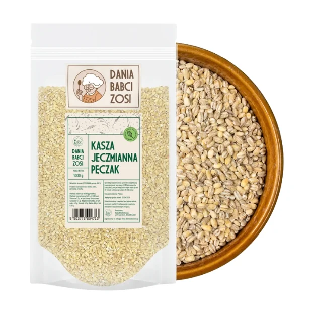 Kasza jęczmienna pęczak, 1 kg, Dania Babci Zosi