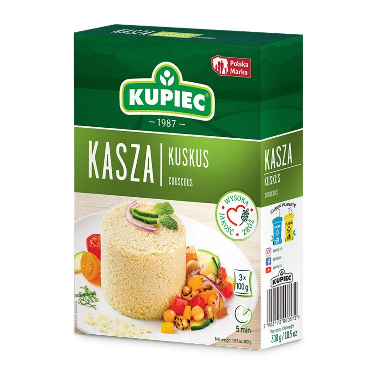 Kasza kuskus, saszetki, Kupiec