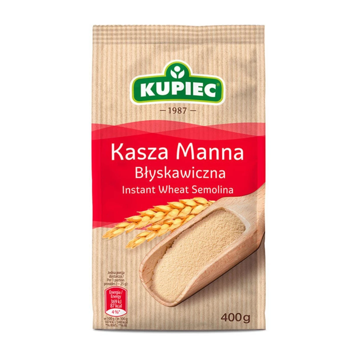 Kasza manna błyskawiczna, Kupiec